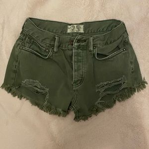 Free People Jean Shorts